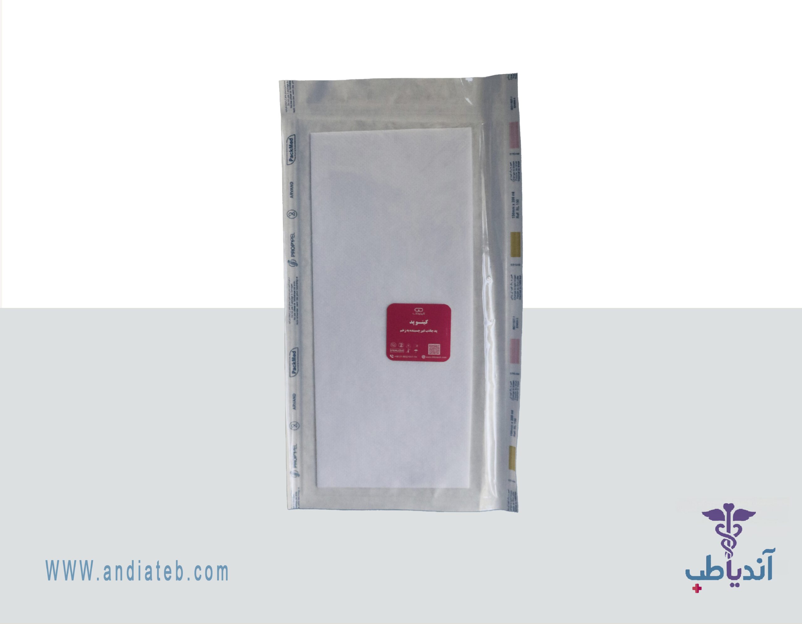 پد جاذب و غیرچسبنده کیتوپد کیتوتک (ChitoPad) 10cm×20cm